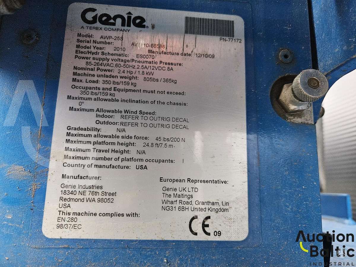 Genie AWP 25 S, other