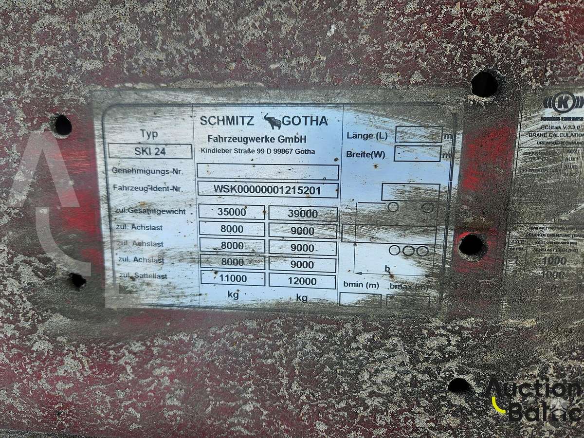Schmitz SKI 24, самосвалы