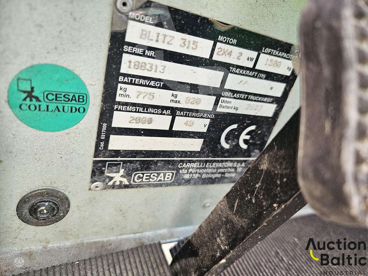 Cesab Blitz 315, forklifts