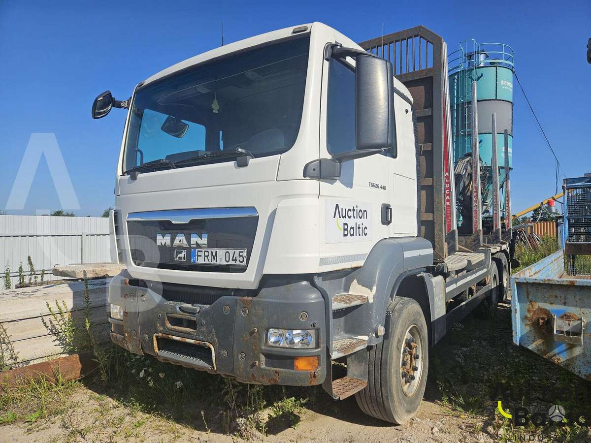 MAN TGS26.440BB, timber trucks