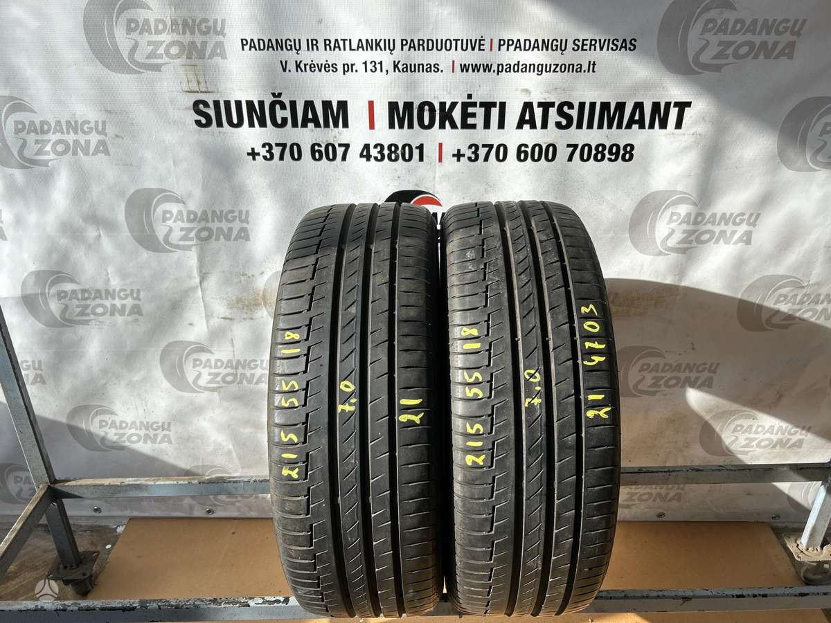 Continental PremiumContact 6, summer 215/55 R18