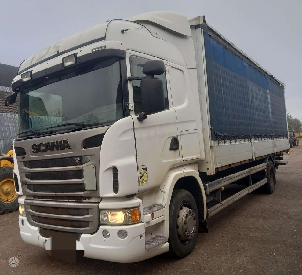 Scania G280, dropside with curtains