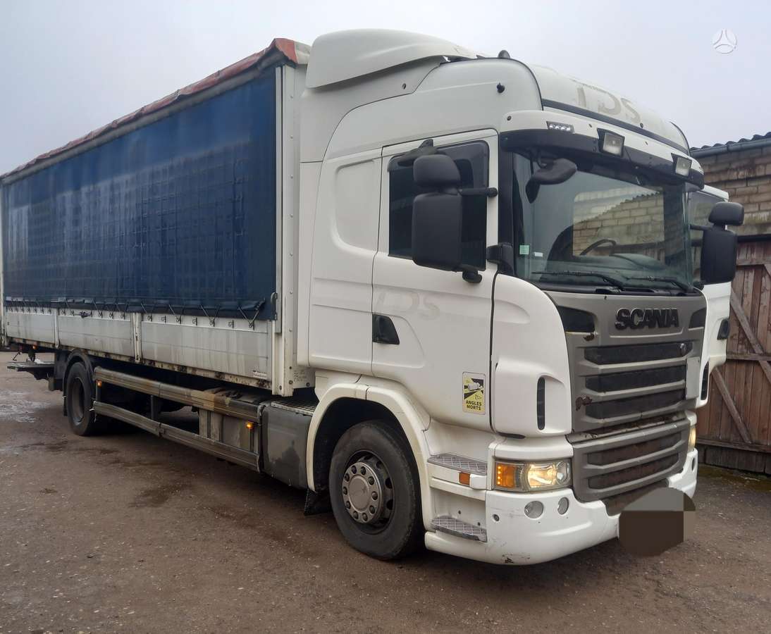 Scania G280, бортовые с шторами