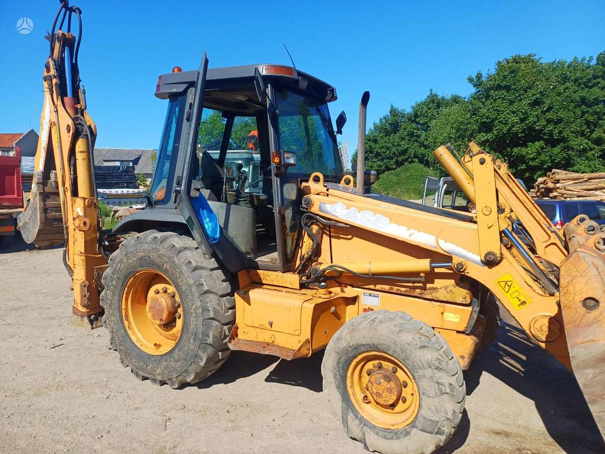 Case 580, excavator loader