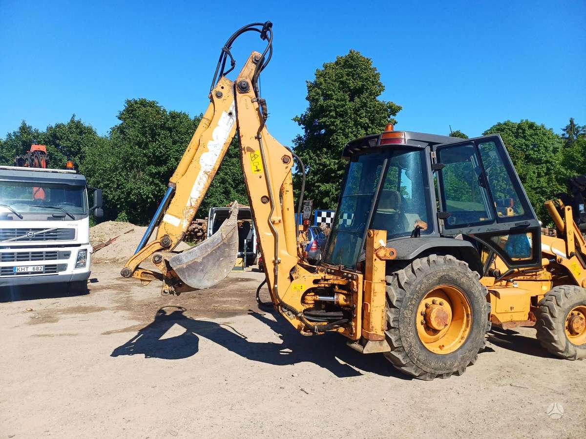 Case 580, excavator loader