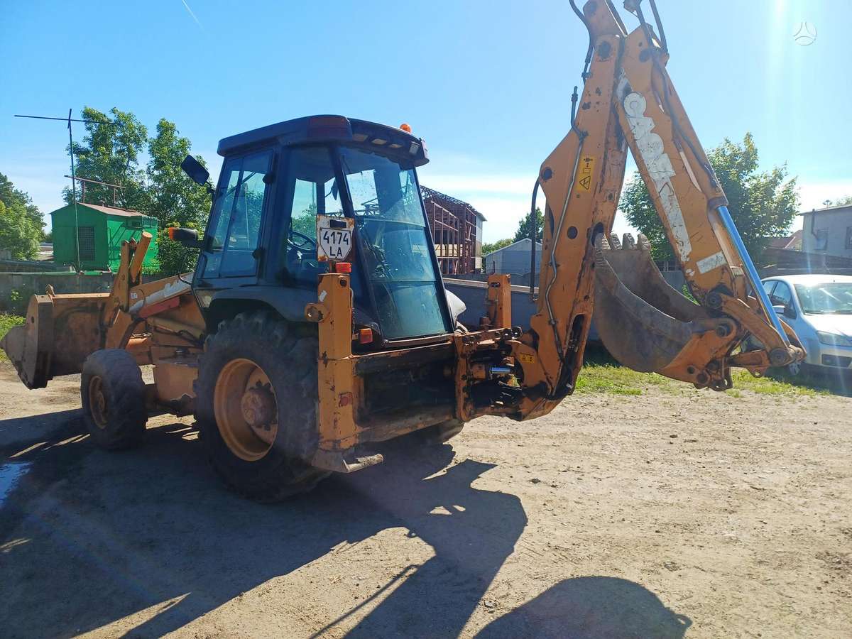 Case 580, excavator loader