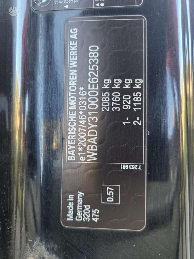 BMW 320, 2.0 l., Кабриолет