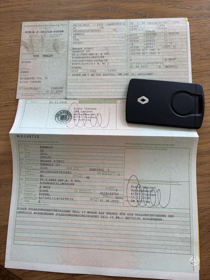 Renault Scenic, 2.0 l., mpv / minivan