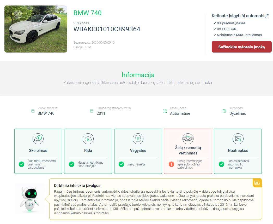 BMW 740, 3.0 l., Седан