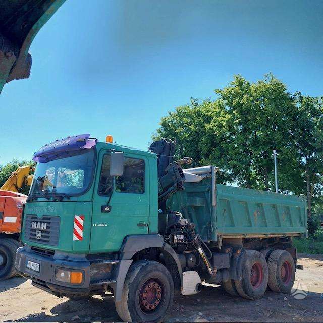 MAN 27.464, dumpers with crane