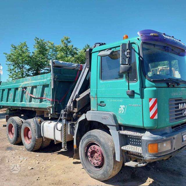 MAN 27.464, dumpers with crane