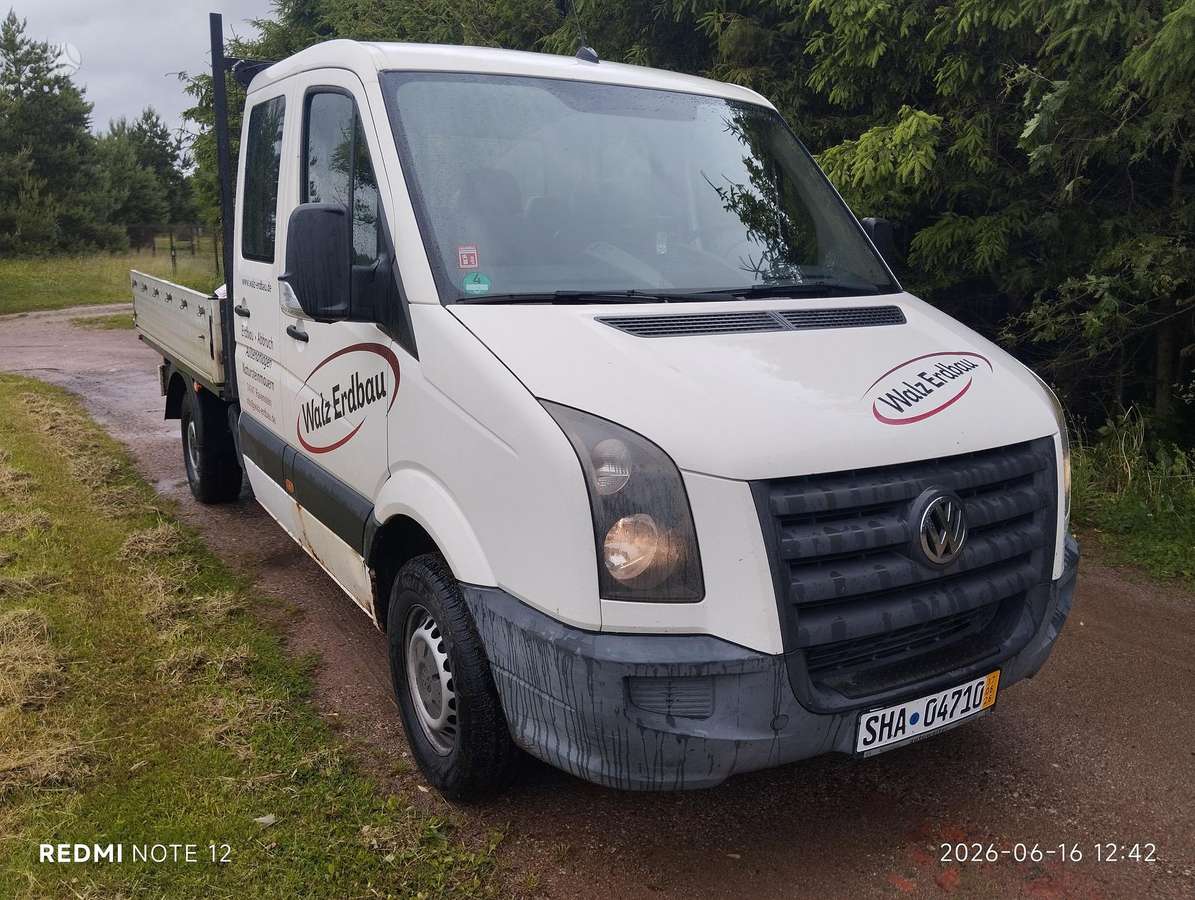 Volkswagen Crafter, сдвоенная кабина