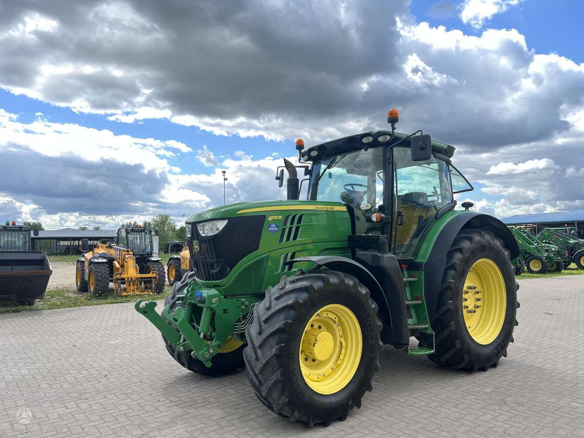 John Deere 6170R, тракторы