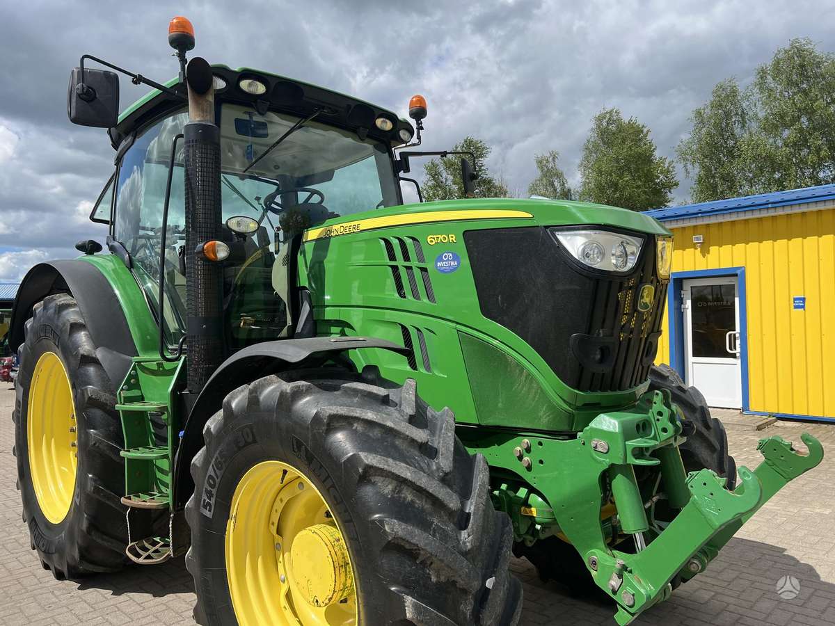 John Deere 6170R, traktoriai
