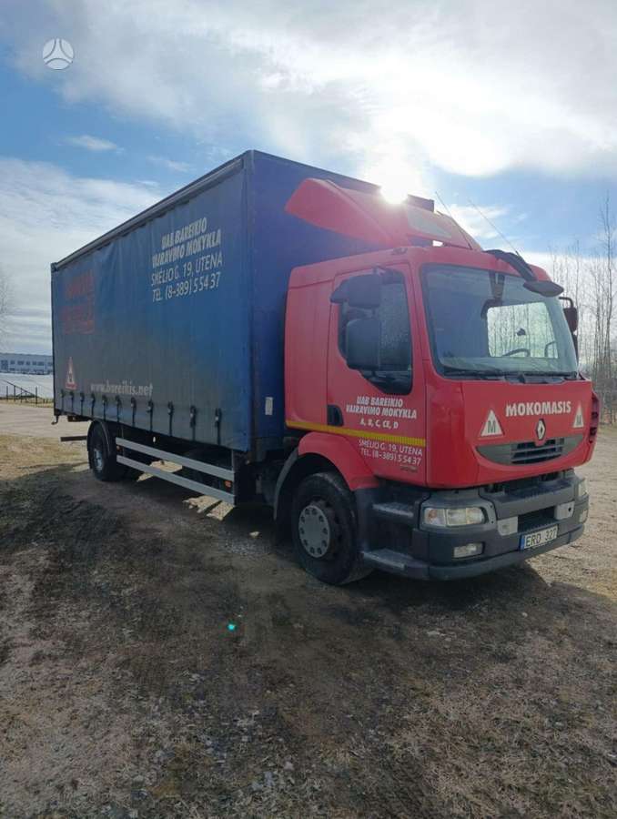 Renault MUELLER, dropside trucks with tarpaulin