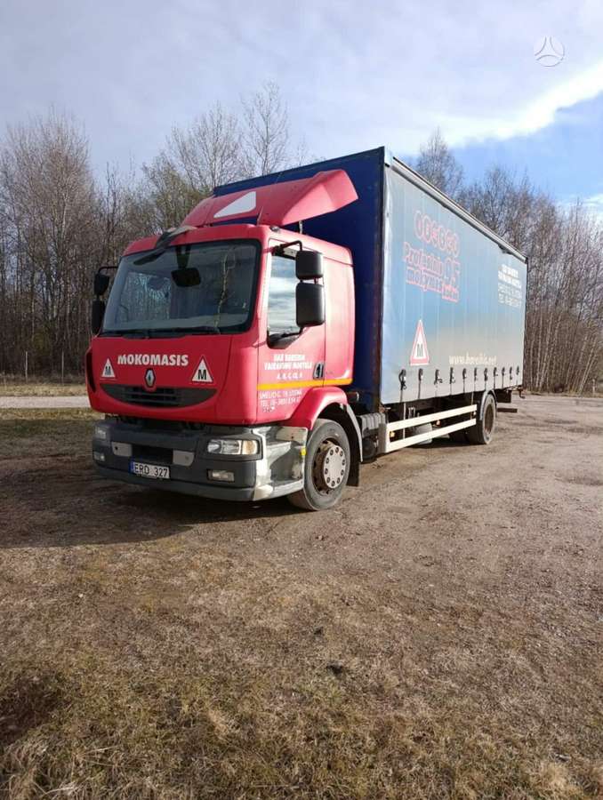 Renault MUELLER, dropside trucks with tarpaulin
