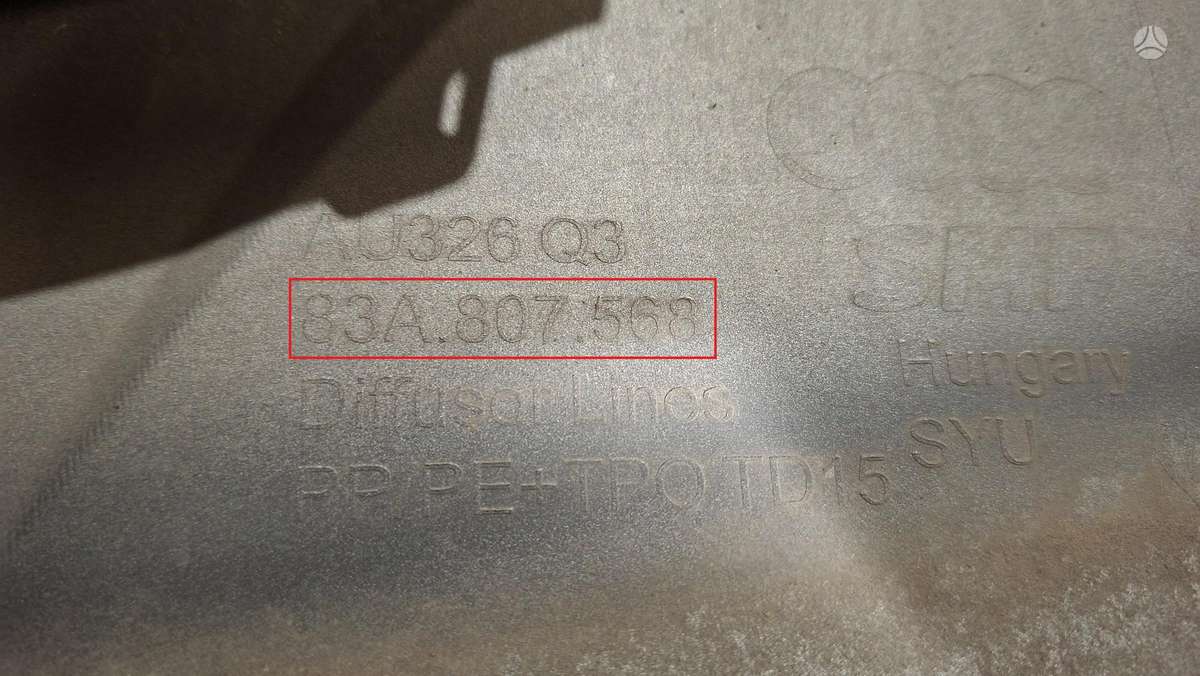 Audi Q3, 83A807568, Cen31870