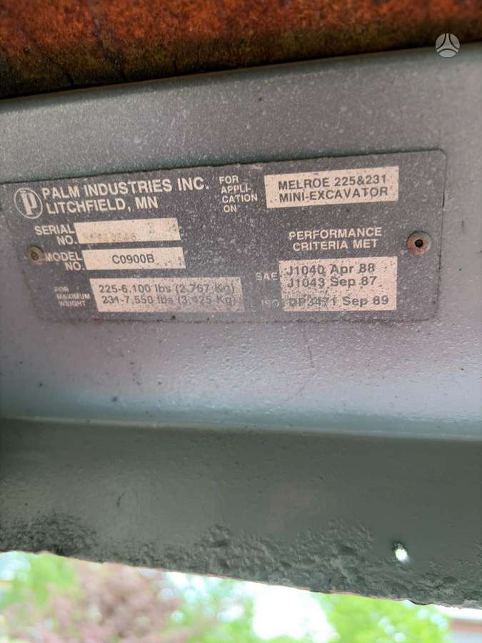 Bobcat 231, mini excavator