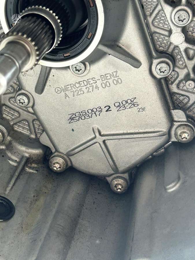 Mercedes-Benz S350 gearbox