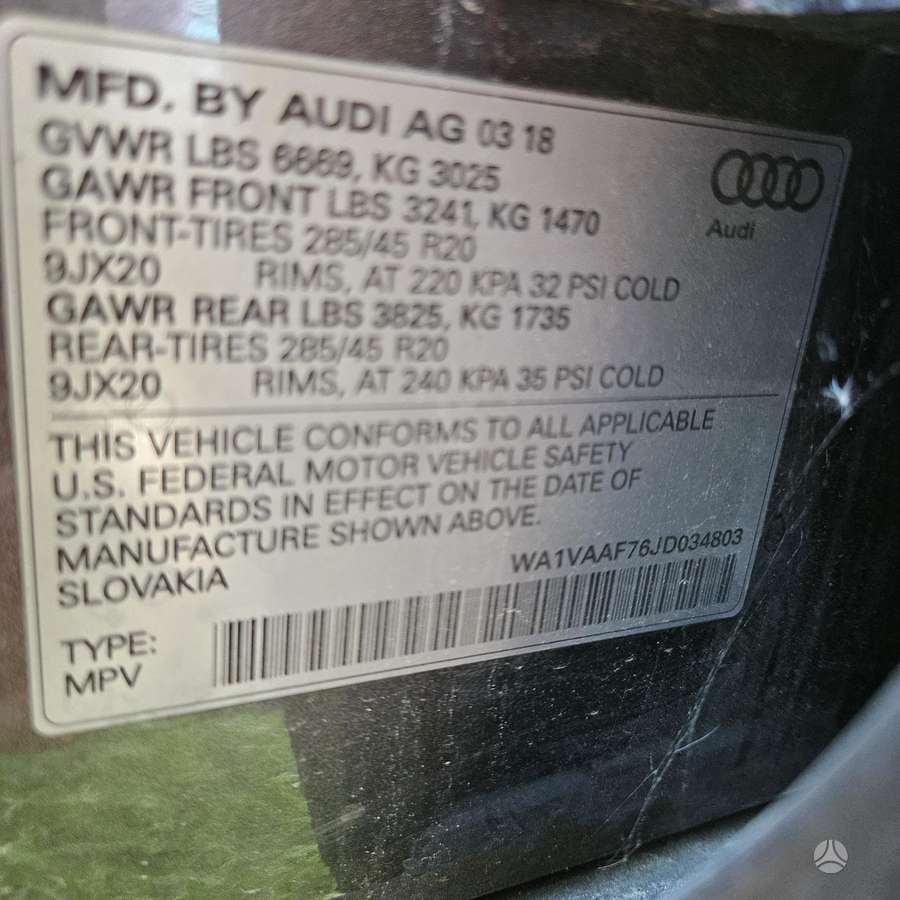 Audi Q7, 3.0 l., Внедорожник / Кроссовер
