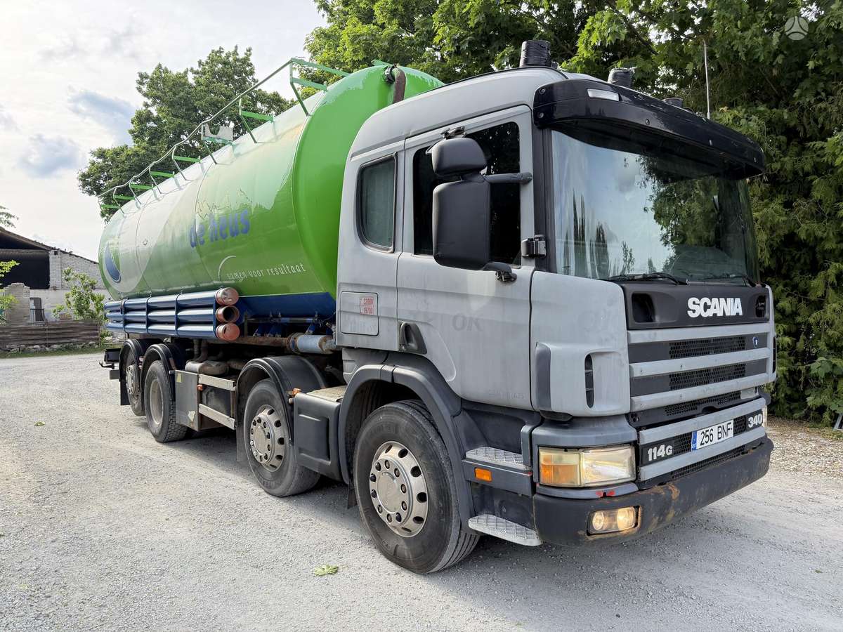 Scania 114 8x4 Silo / Pellet, автоцистерны