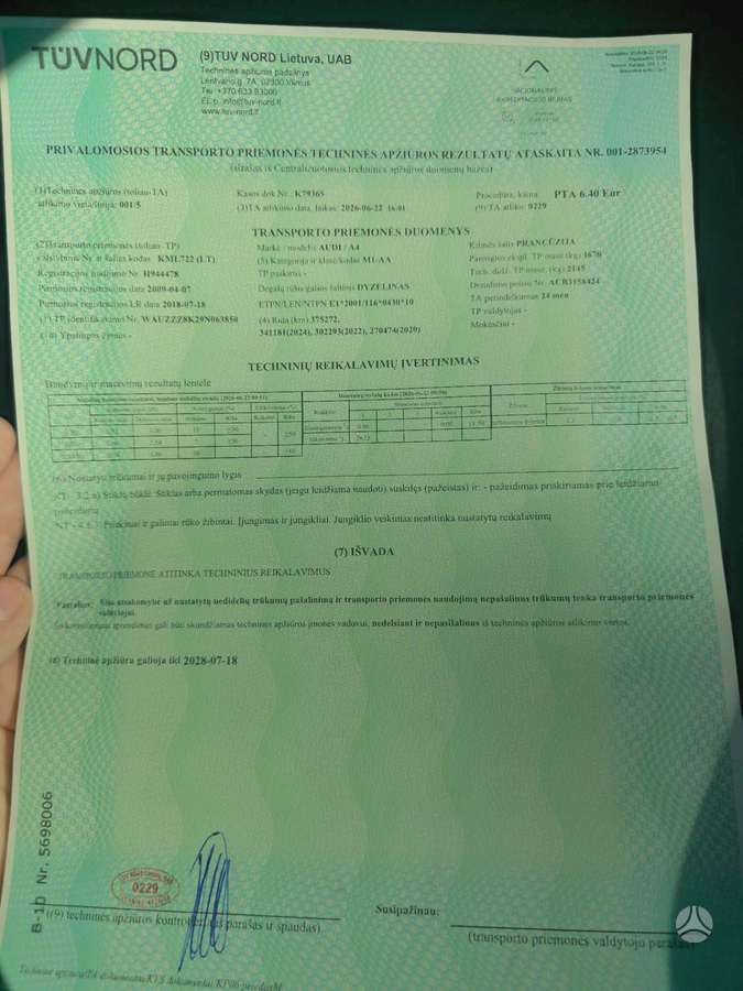 Audi A4, 2.7 l., Седан