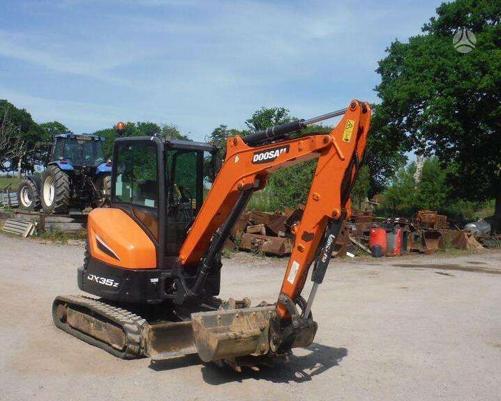 Doosan DX35Z, ekskavatoriai