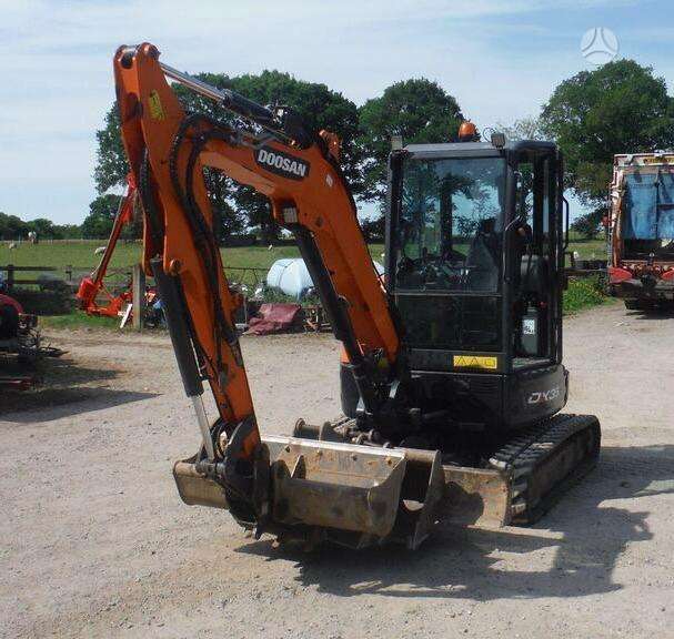 Doosan DX35Z, ekskavatoriai