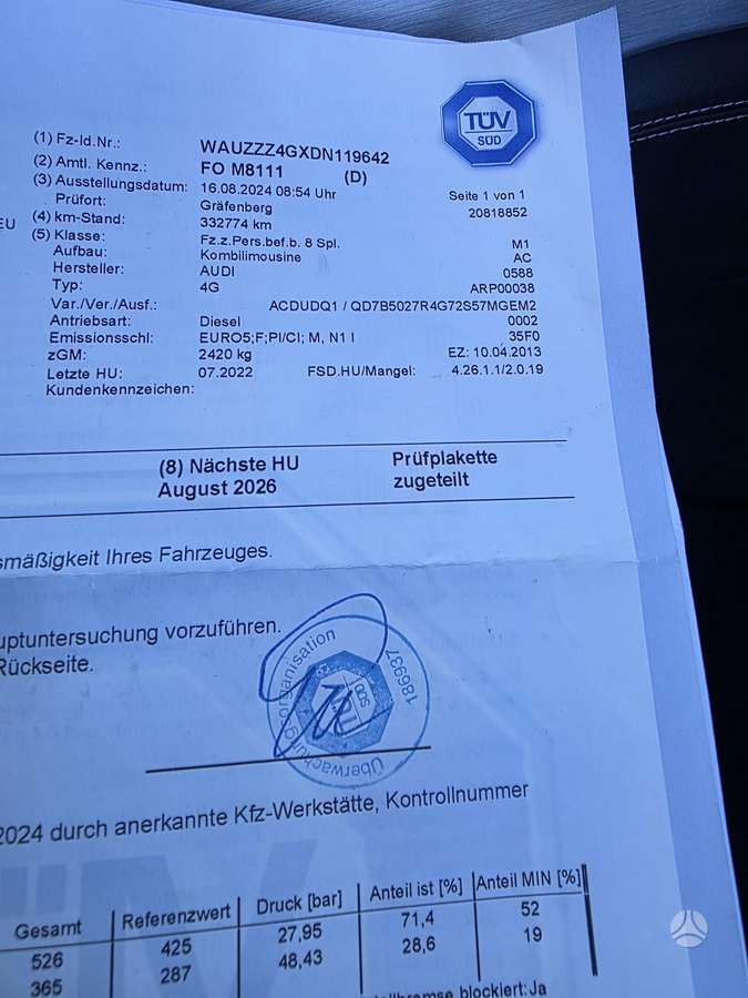 Audi A6, 3.0 l., universalas