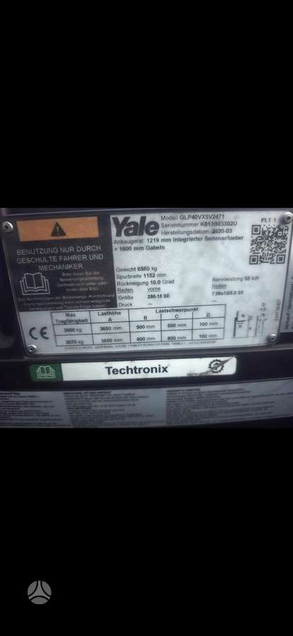 Yale VERICATOR GLP40, вилочные погрузчики