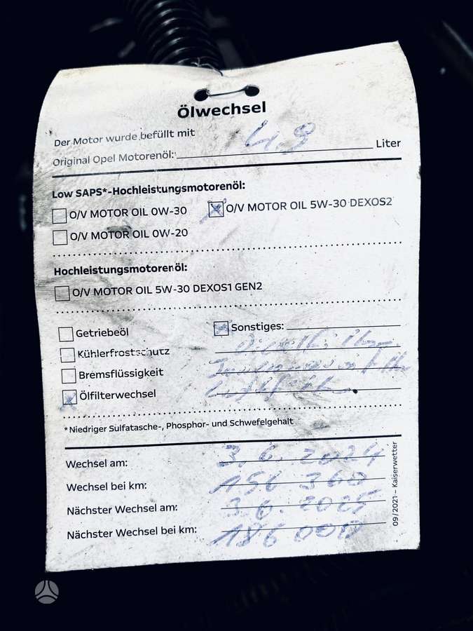 Opel Insignia, 2.0 l., hatchback