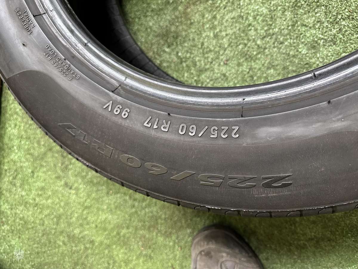 Pirelli 4-5mm, vasarinės 225/60 R17