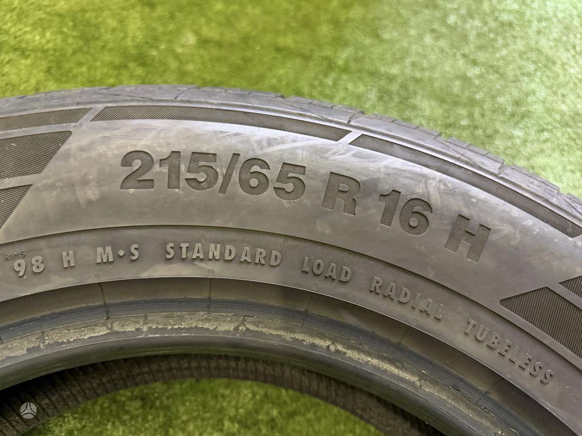 Continental 6/7mm, летние 215/65 R16
