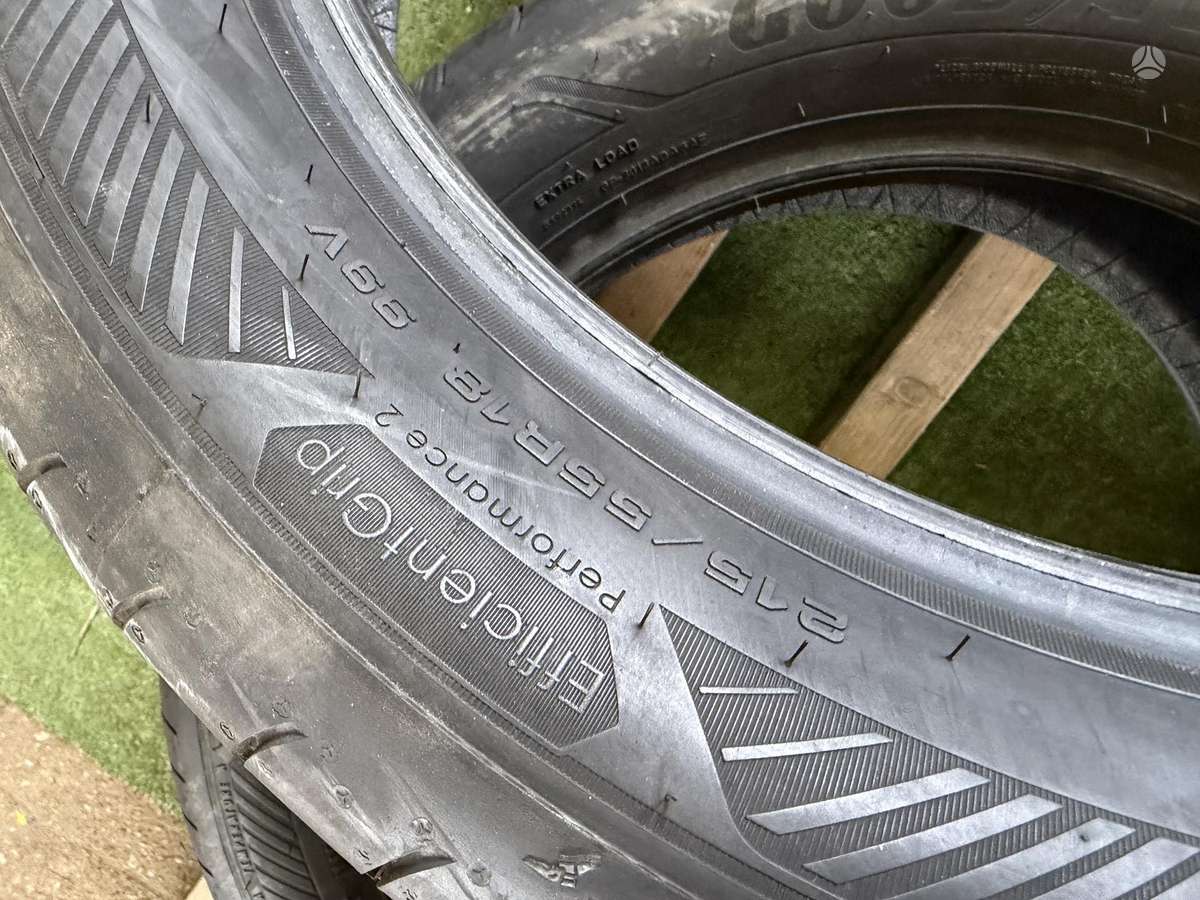 Goodyear 8mm, 2024m., summer 215/55 R18