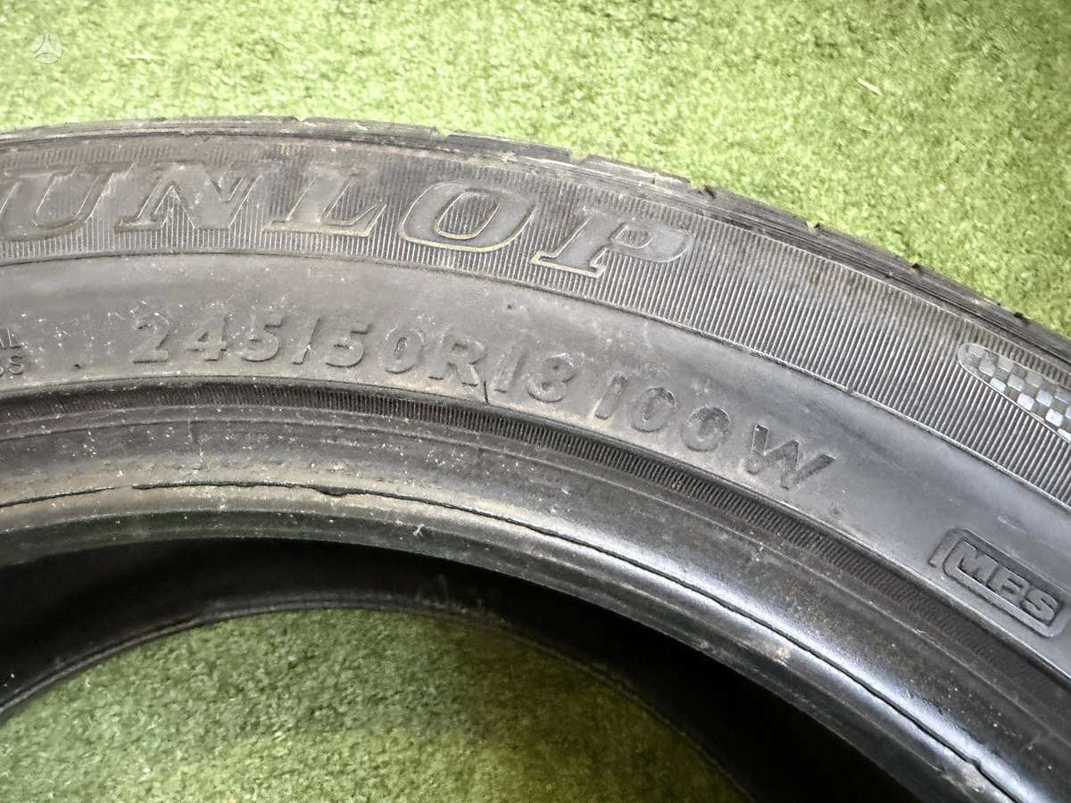 Dunlop 6mm, summer 245/50 R18