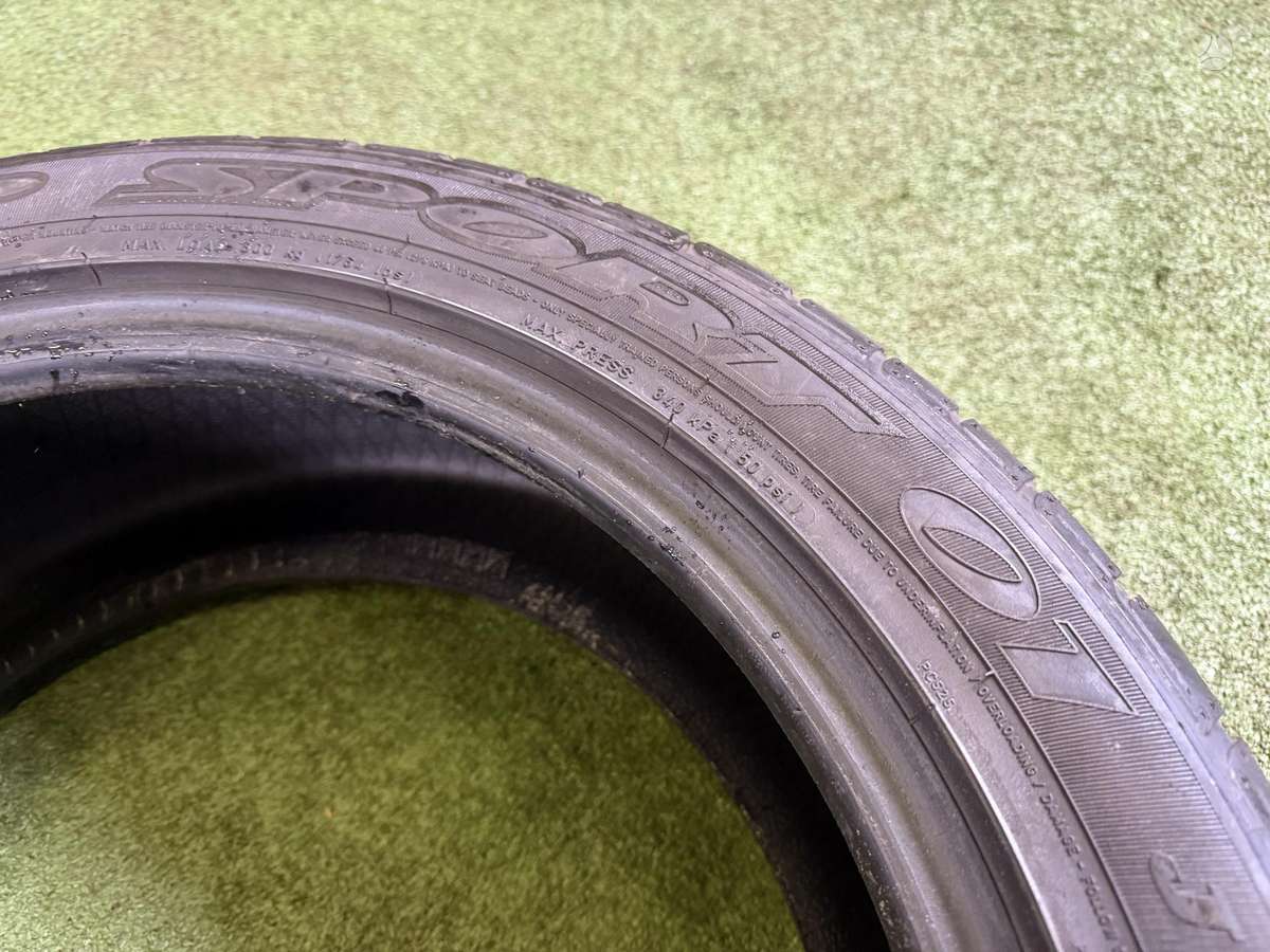 Dunlop 5mm, vasarinės 245/45 R18