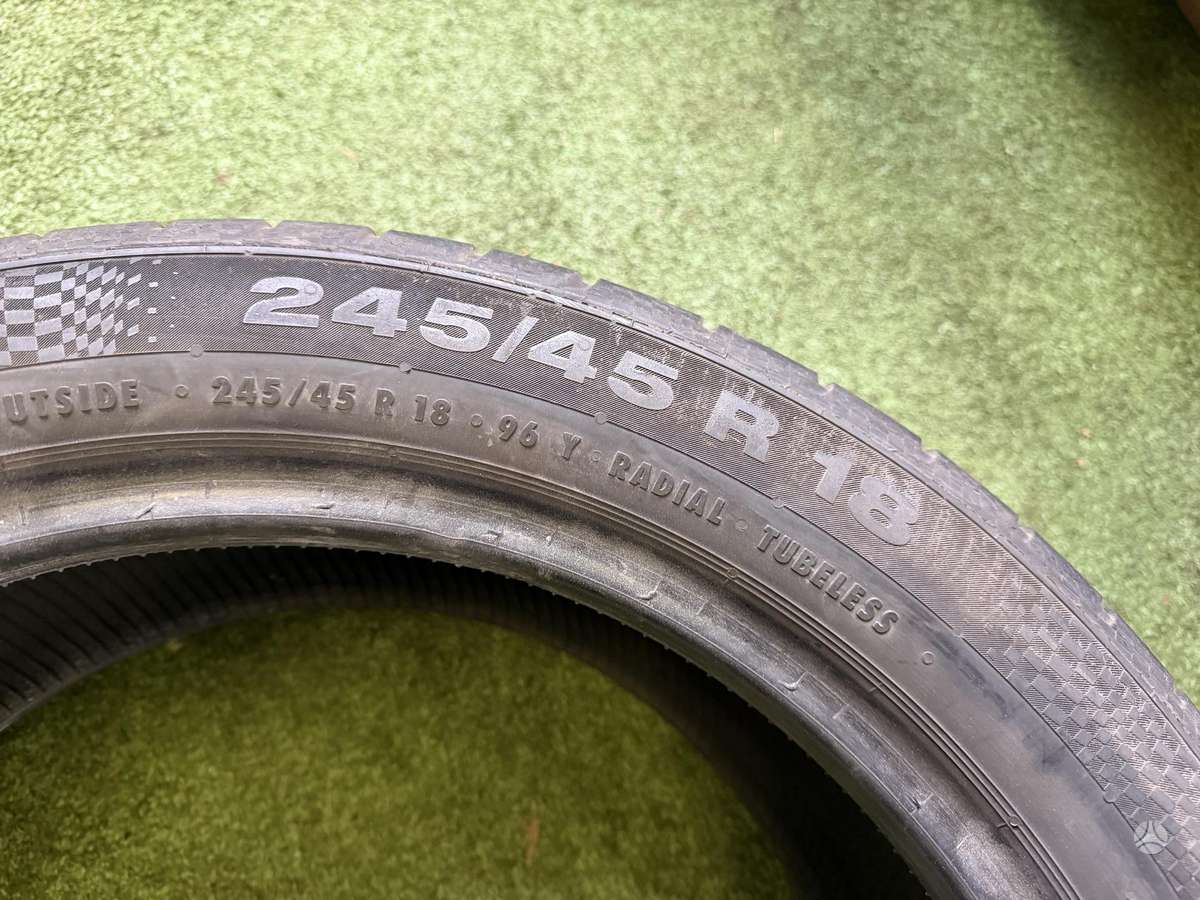 Continental 3.5mm, summer 245/45 R18