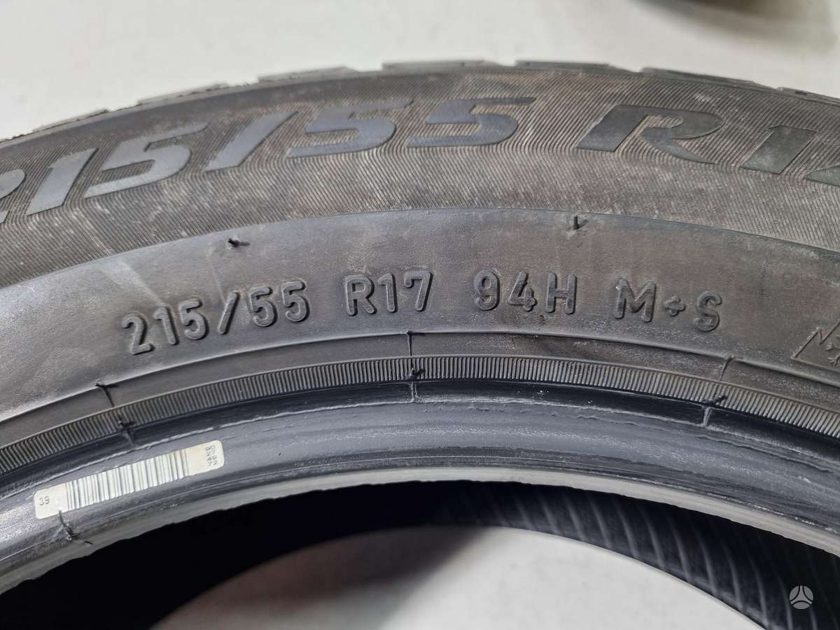 Pirelli 7mm, всесезонные 215/55 R17