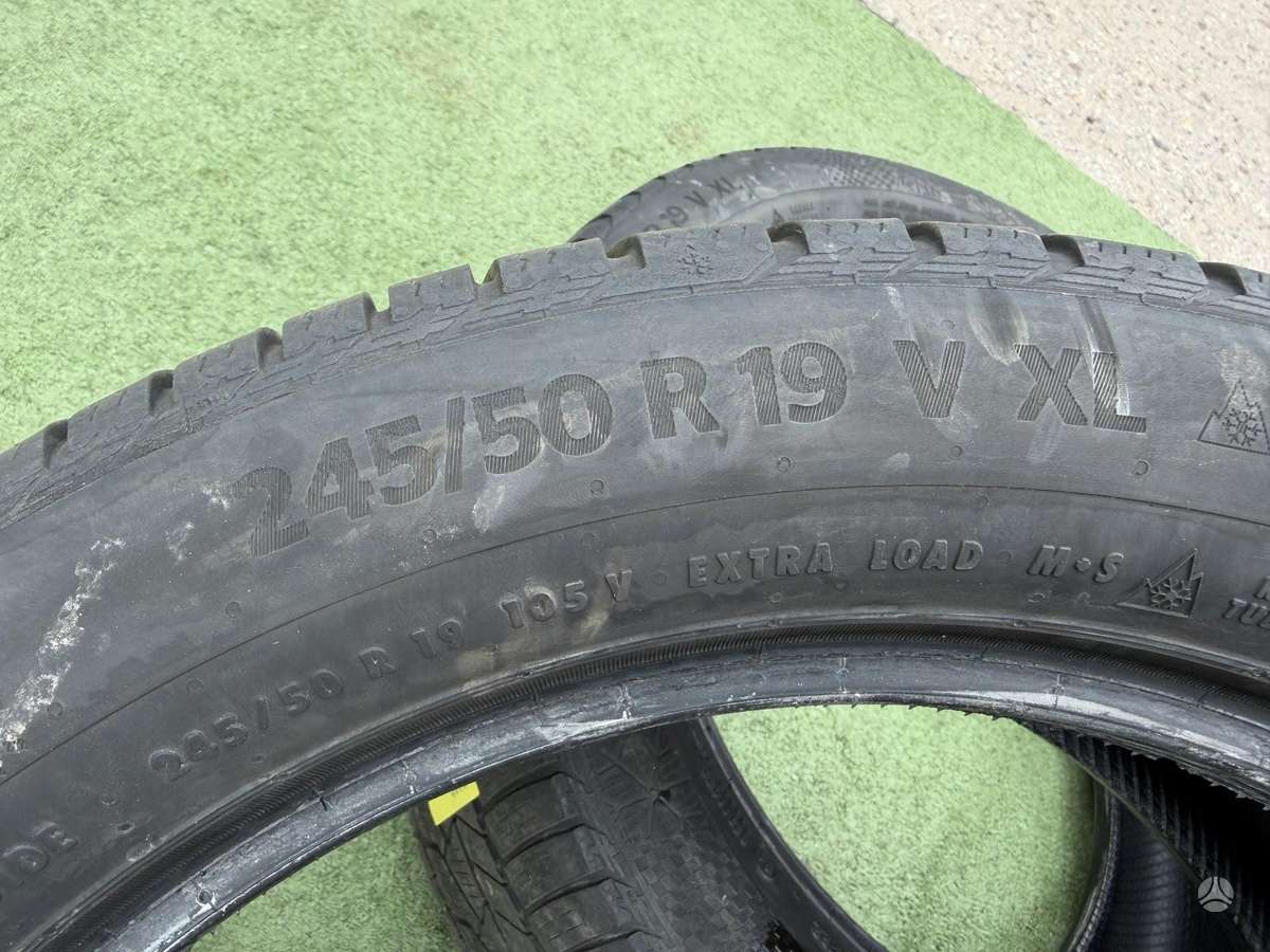 Continental 5/6mm, всесезонные 245/50 R19