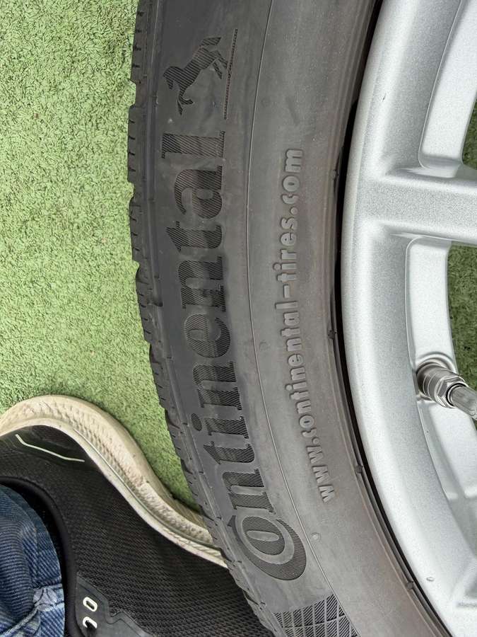 Continental 5/7mm, всесезонные 155/70 R19