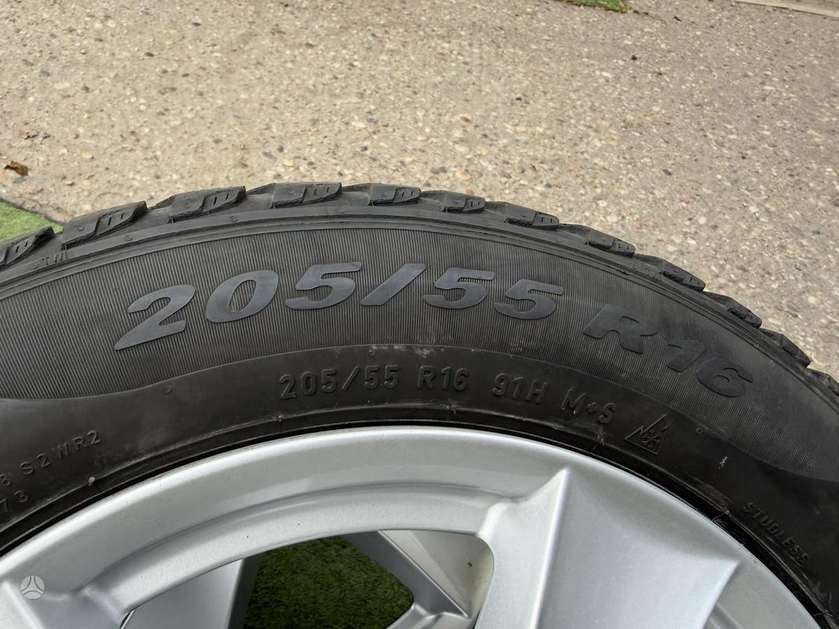 Pirelli 5/7mm,, всесезонные 205/55 R16