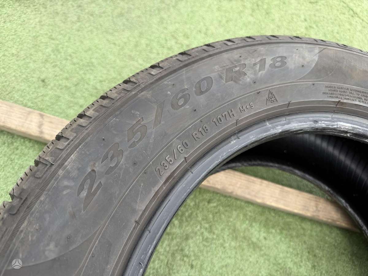 Pirelli 6mm, 2019m, всесезонные 235/60 R18