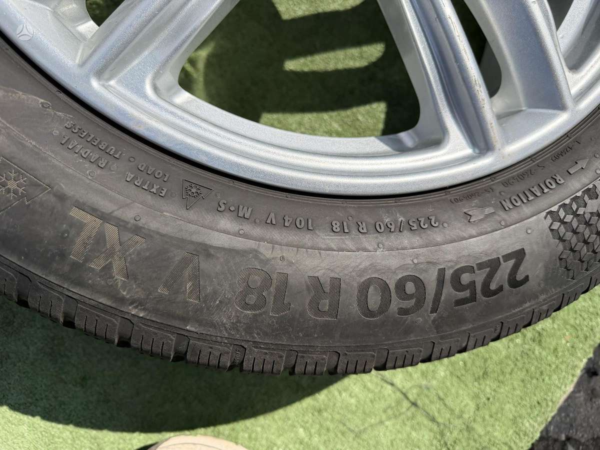 Continental 8mm, 2023m., universalios 225/60 R18