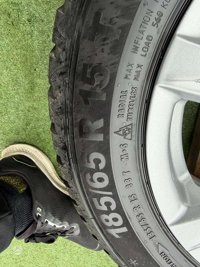 Semperit 7/8mm, 2024m., universalios 185/65 R15