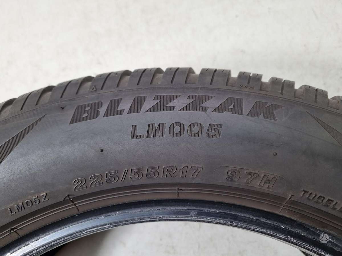 Bridgestone 7mm, всесезонные 225/55 R17
