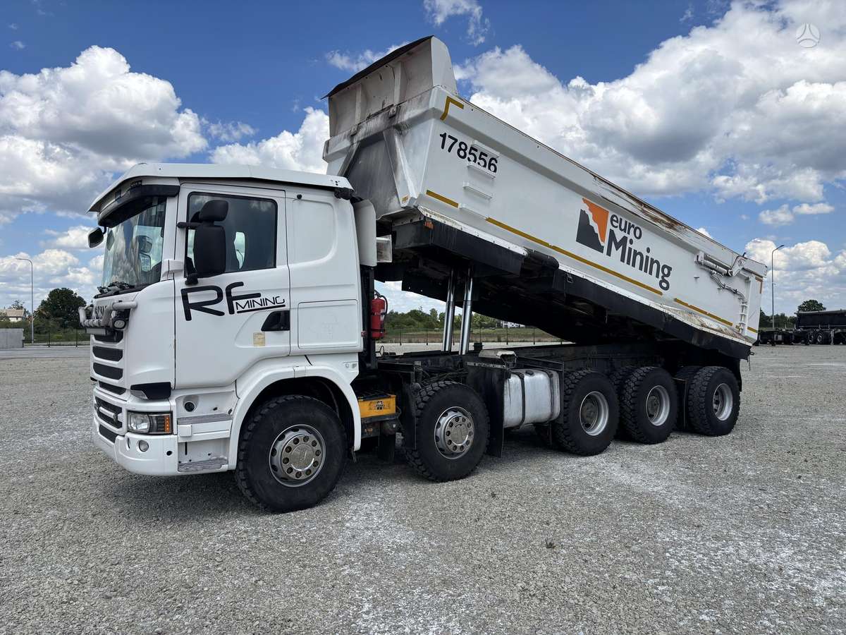 Scania R730cb V8 10x4, dumpers / tippers