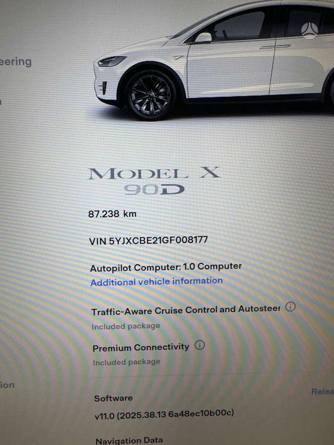 Tesla Model X, 90 кВт·ч, Внедорожник / Кроссовер