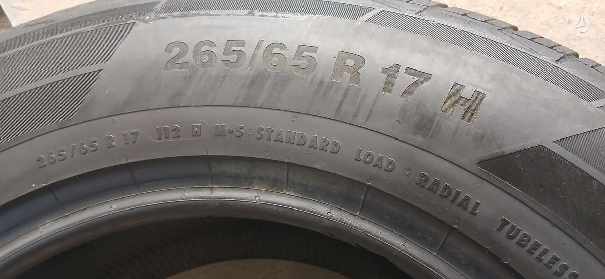 Continental, summer 265/65 R17