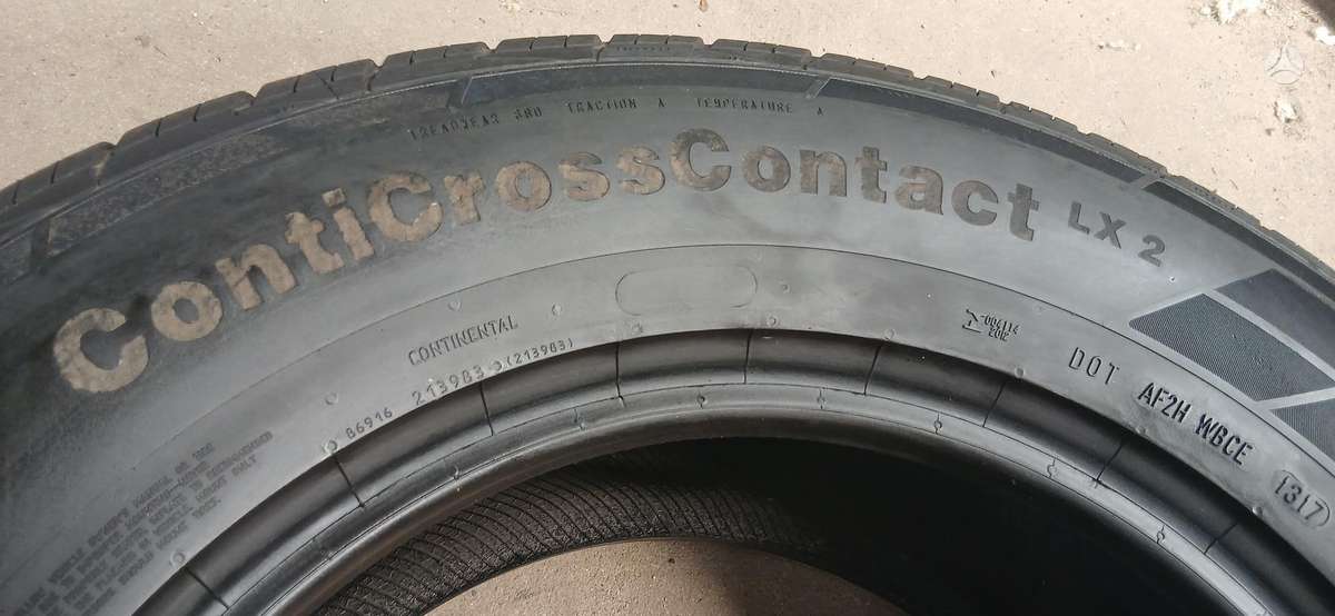 Continental, vasaras 265/65 R17