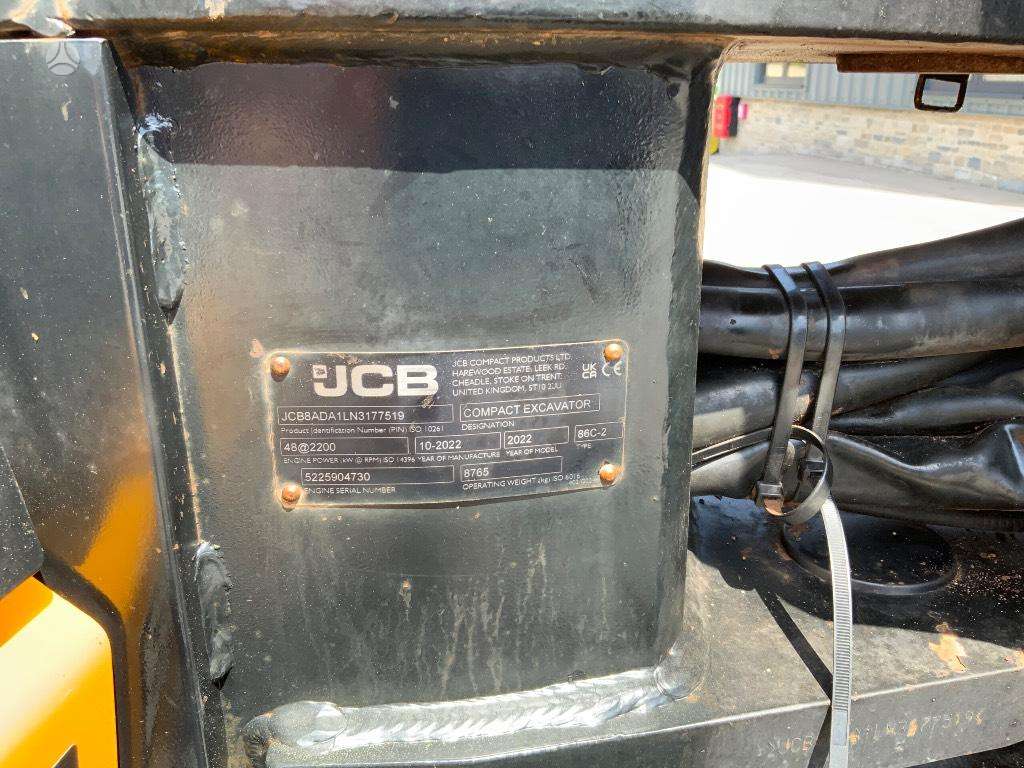 JCB 86 C-2, экскаваторы